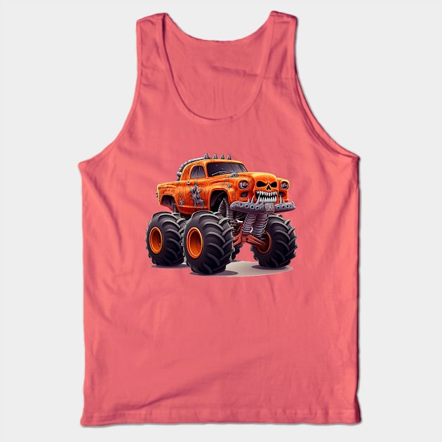 Halloween Monster Truck Tank Top by julia_printshop